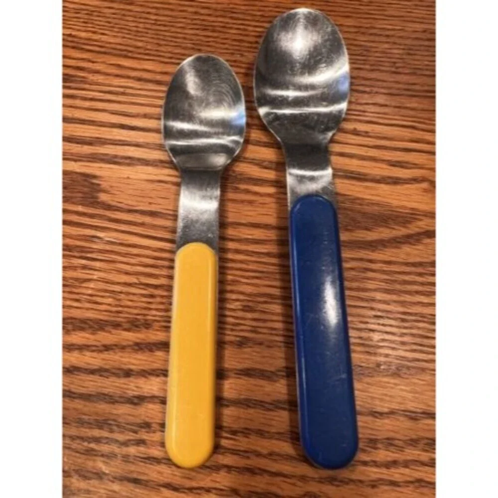 Dansk Summer House Stainless lot of 2 Pcs soup spoon teaspoon vintage Japan